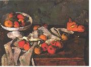 Paul Cezanne life with a fruit dish and apples Germany oil painting artist